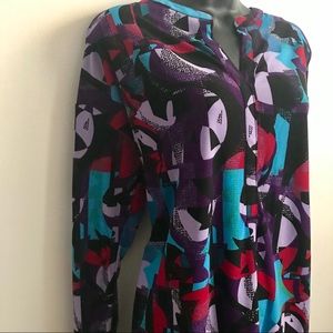 Dana Buchman Tops - Dana Buchman Printed Splitneck Top Dana Buchman Tops - Dana Buchman Printed Splitneck Top